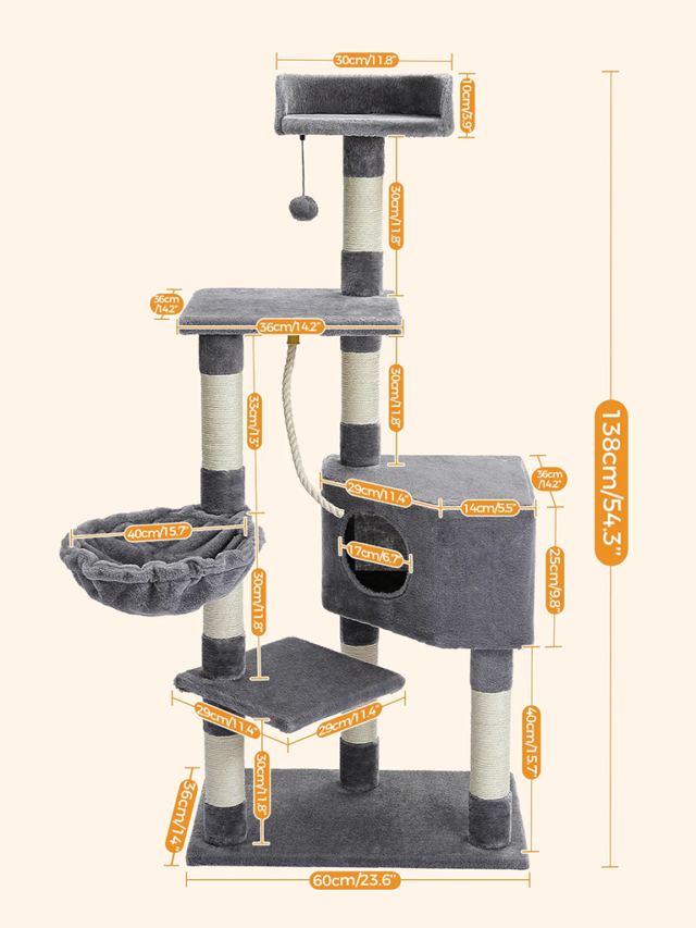 Four Levels of Fun and Cozy Comfort For Your Feline Friends