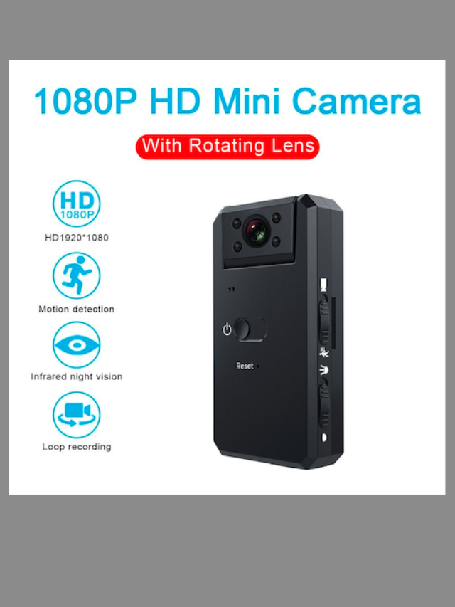 1080P Mini Camcorder with Night Vision and Motion Detection5