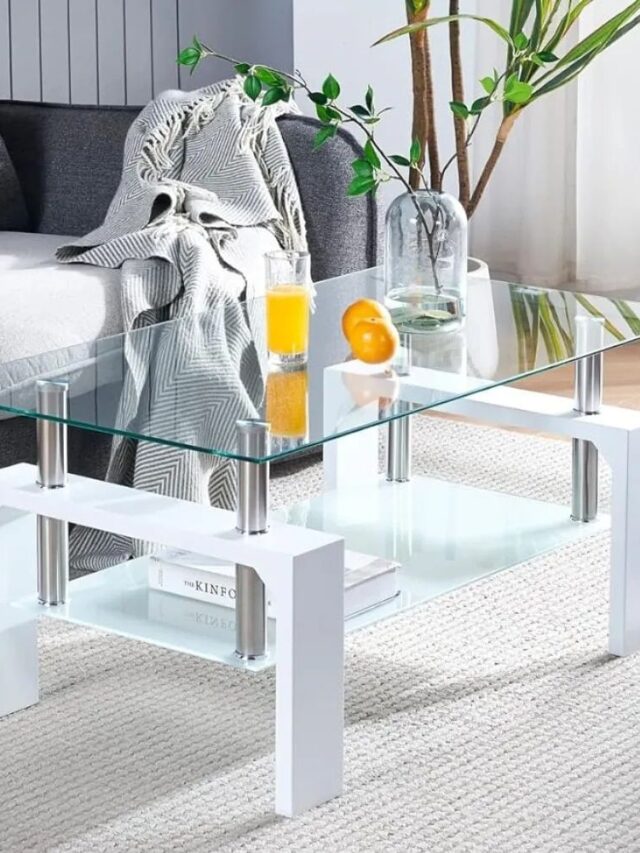 glass coffee table